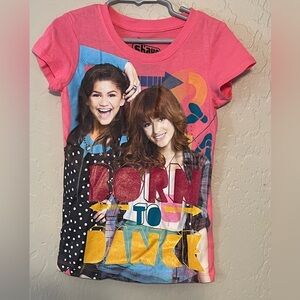 Disney Shake It Up Graphic Tee Zendaya Bella Thorne Girls 4/5 XS